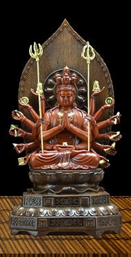1 шт. буддизм, индийская фигурка Будды, бархатные песочные золотые поделки, скульптура Будды гуаньина, икона - Цвет: 4