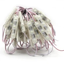 50 шт./лот светодиодный модуль светильник 1,2 Вт 5730 3 светодиодный модуль водонепроницаемый 12 в рекламный светильник SAMSUNG чип светодиодный знак подсветка канал белый