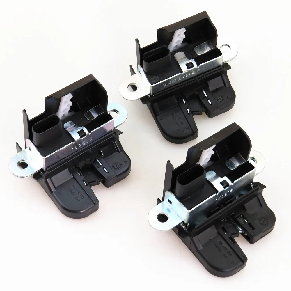 TUKE 3 Pcs Trunk Lock Block Rear Lid Latch Buckle Control Motor For VW
