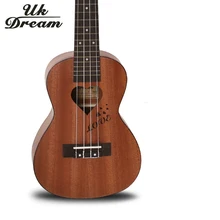 23 inch Full Sapele Heart-shaped Lettering Guitar Musical Stringed Instruments 4 Strings Guitar 18 Frets Ukulele Guitarra UC-118