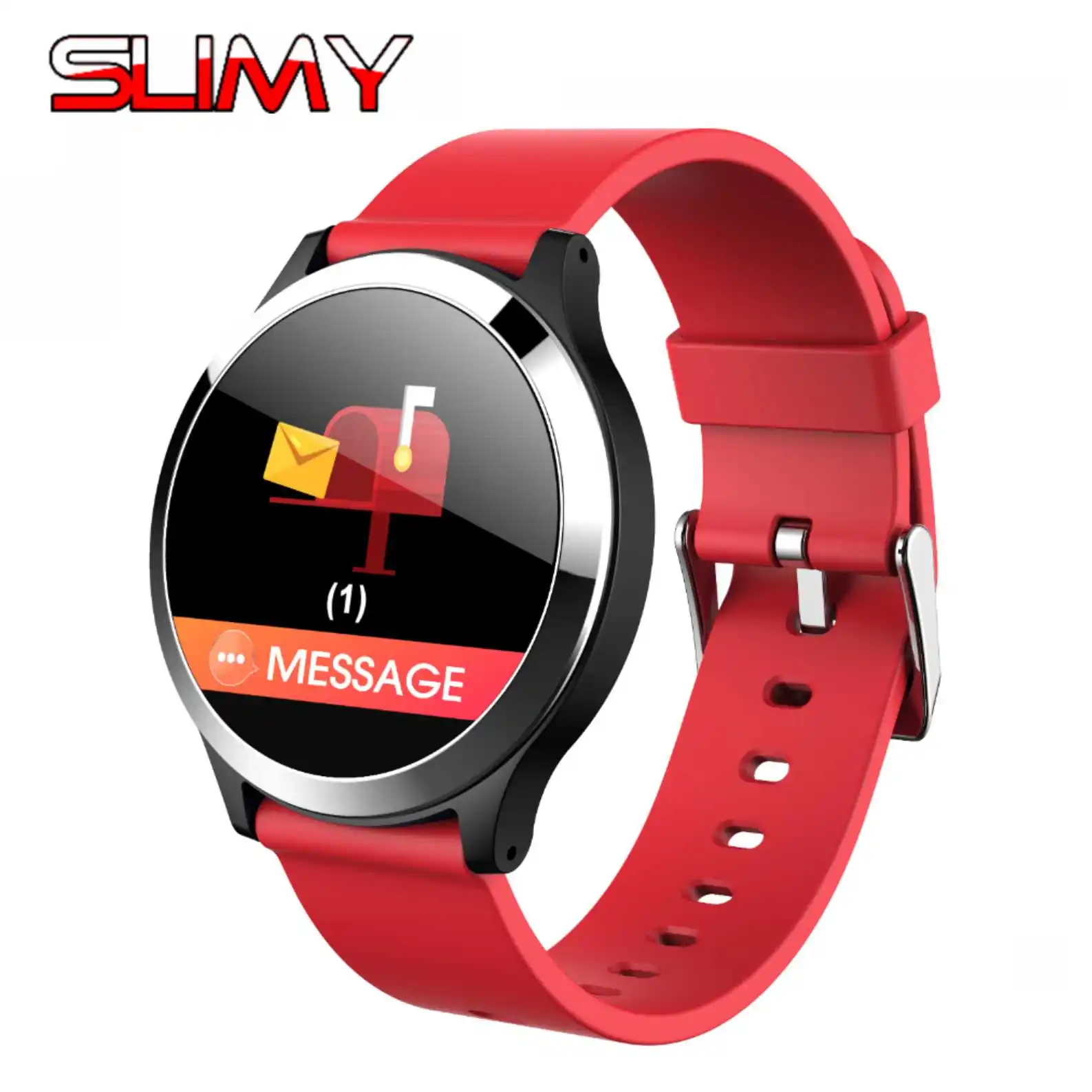 

Slimy B65 ECG+PPG Smart Watch Blood Pressure Heart Rate Monitor Sport Smart Fitness Tracker IP67 Waterproof Smartwatch PK N58