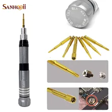 7в1 Высококачественная Прецизионная отвертка, Ремонтный инструмент для телефона, 2,5 мм Шестигранная отвертка для iPad iPhone 4S 5 5S 6 6s Plus