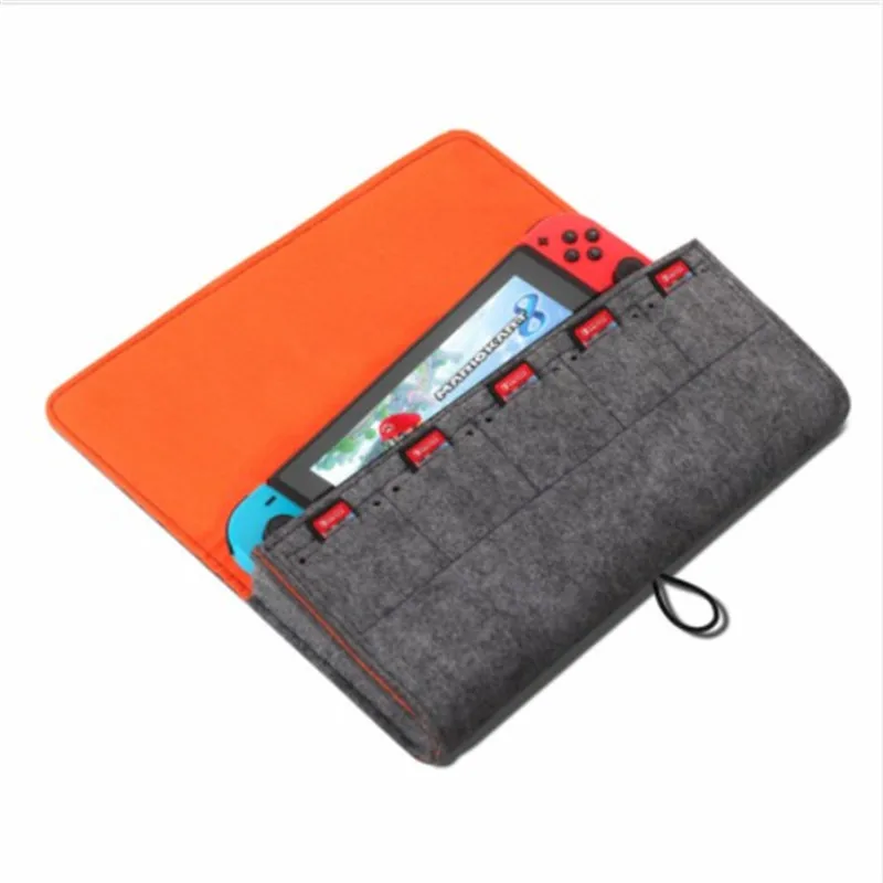 

ultralight Felt Nintend switch bag Grey switch console Pounch Soft protective nintend case for Switch Nintendos