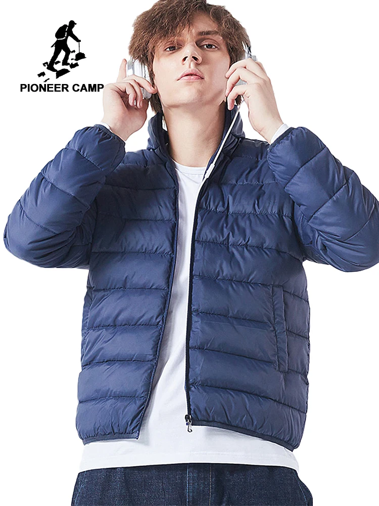 

Pioneer camp warm jacket men winter brand-clothing thin coat male top quality plus size clothing for men