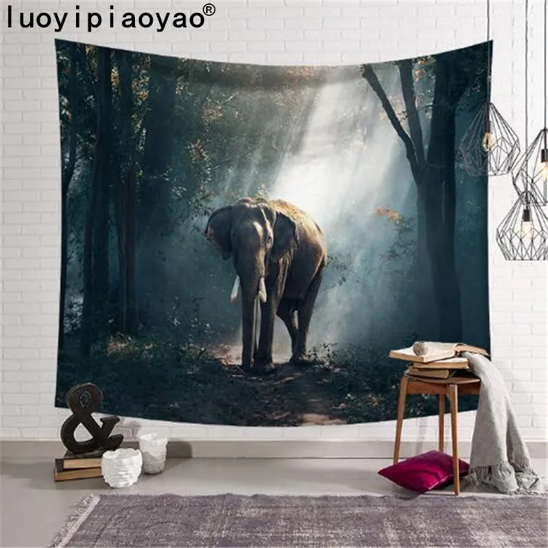 3D печать слон серии пляжные полотенца высокого качества Зеленый материалов w3-185 - Цвет: 1