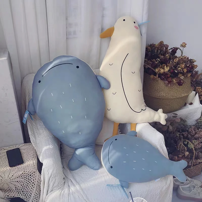 

Ins web celebrity super soft pillow to sleep with you doll fox doll whale lazy man plush toy gifts for girls 1886353135