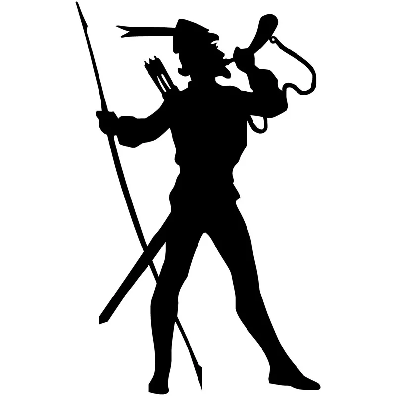 9.5cm*15.2cm Robin Hood Cartoon Car Sticker Decor Car Styling Vinyl ...