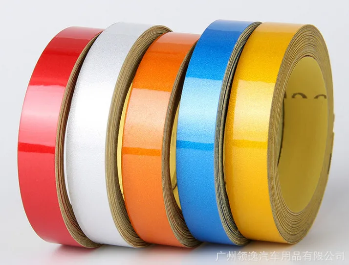 

1cmX5m Reflective Tape Sheeting Car Styling Sticker Auto Motorcycle Bike Decoration Decal Color Strip