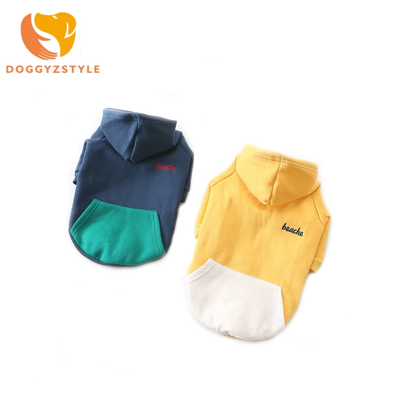

Pet Clothes Dog Hoodies Spring Autumn Leisure Sweatshirts For Small Large Dogs Cat Puppy Hooded Sweater Size S-2XL DOGGYZSTYLE