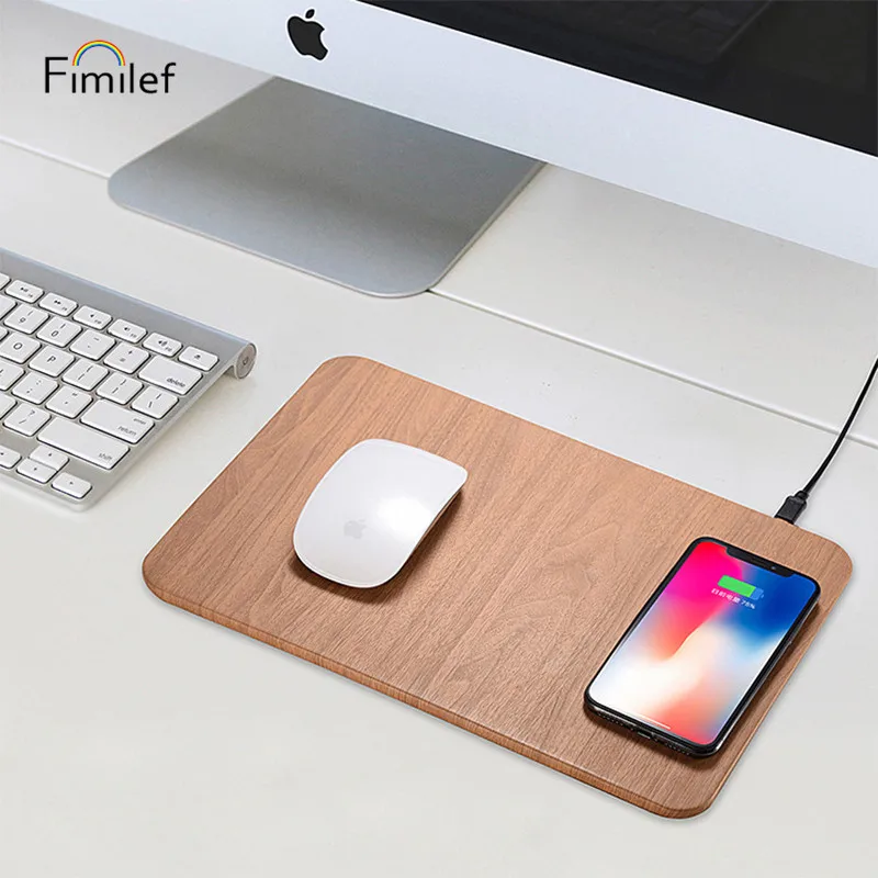 

Fimilef QI Wireless Charger 5W Charger For The Phone Wireless Charging Pad for iPhone 8 Plus Samsung Wireless Charger Mouse Pad