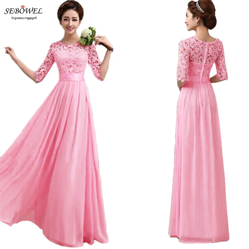 Women Chiffon Maxi Dress Formal Evening Party Prom Gown Bridesmaid Long Dresses