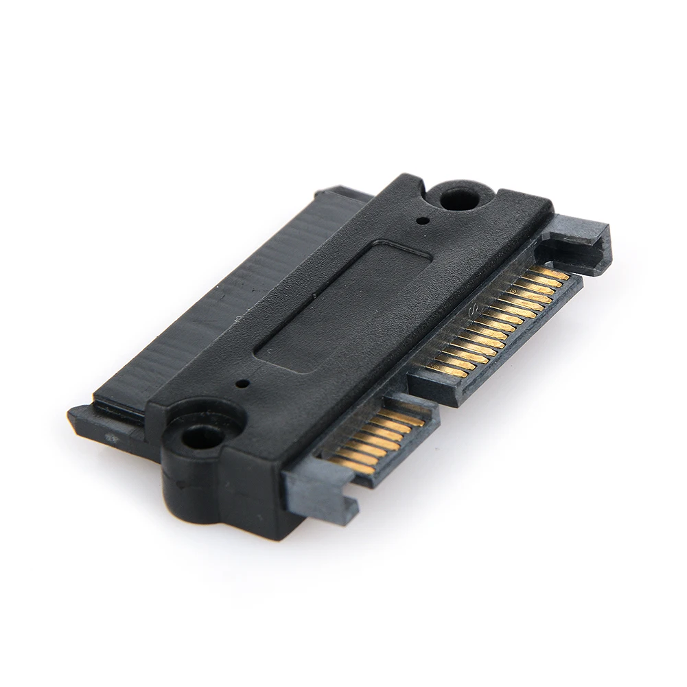 

1 Piece SATA 22 Pin 7+15 Pin Male Plug To SATA 22P 7+15P Female Jack Convertor Adapter Components