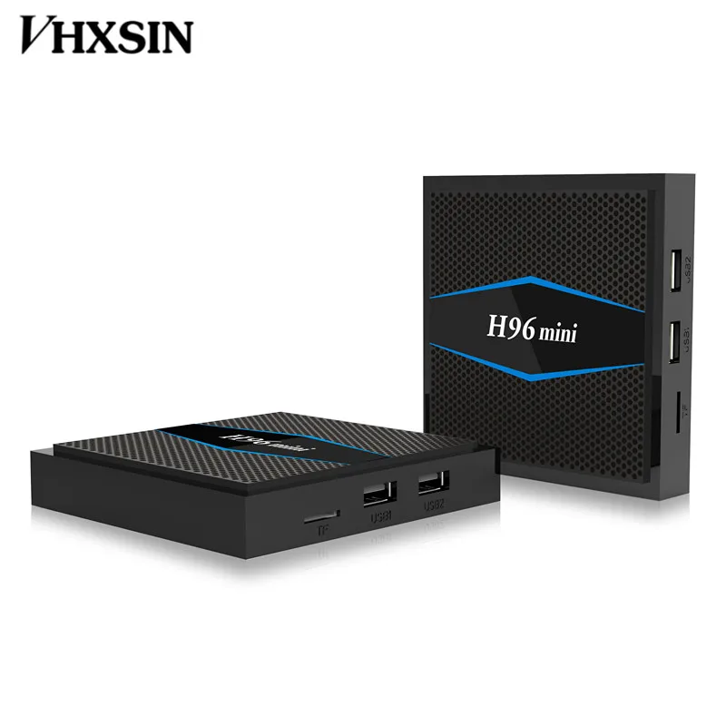 Vhxsin 50 шт./лот H96mini Android 7 1 ТВ Box Amlogic S905W 2 Гб оперативной памяти 16 встроенной 5G Wi Fi H.265 4