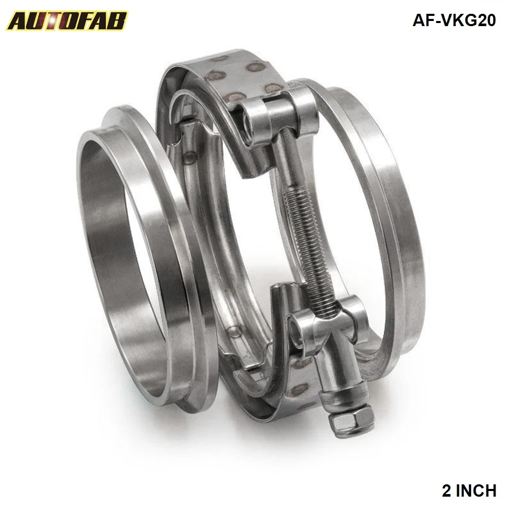 

Universal Upgraded 2.0" V-band clamp fit all style exhaust system AF-VKG20