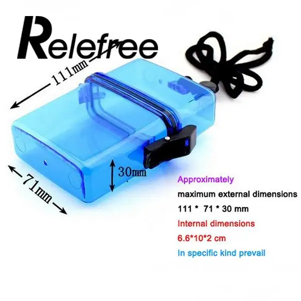 

Swim Waterproof Plastic Container Storage Case Key Money Box Sports Useful NEW