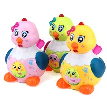 Электронная домашняя электрическая игрушка-Несушка для маленьких детей, играющая со звуком и световым интеллектом, одного предмета