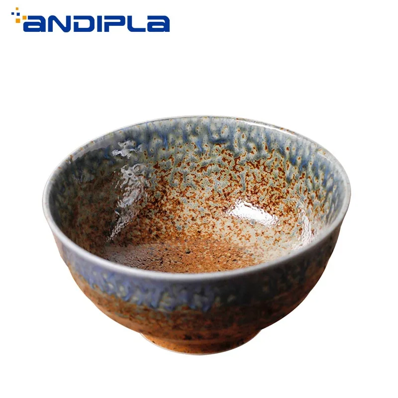

Vintage Japanese Style Ceramic Porcelain Tableware Big Ramen Bowl Salad Bowl Creative Home Dinnerware Underglaze Craft Soup Bowl