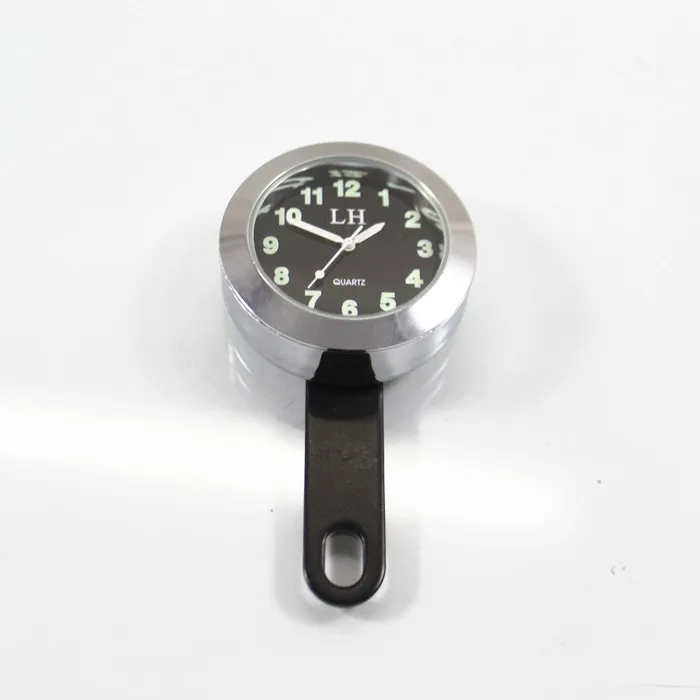 buy Universal Mount Clock Waterproof Chrome For Honda Yamaha Suzuki DR125 Kawasaki Honda Harley Softail Dirt Bike Chopper Motorcycle