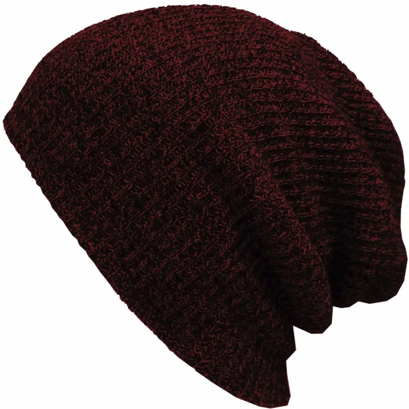 

Men's Skullies Winter Knitted Hat Male Brand Beanies Cap Casual Solid Color Sets Headgear Hats For Women bonnet dad hat