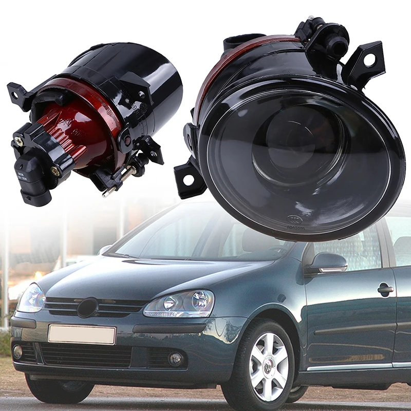 POSSBAY Halogen Convex lens Fog Light Lamp Front Bumper Driving