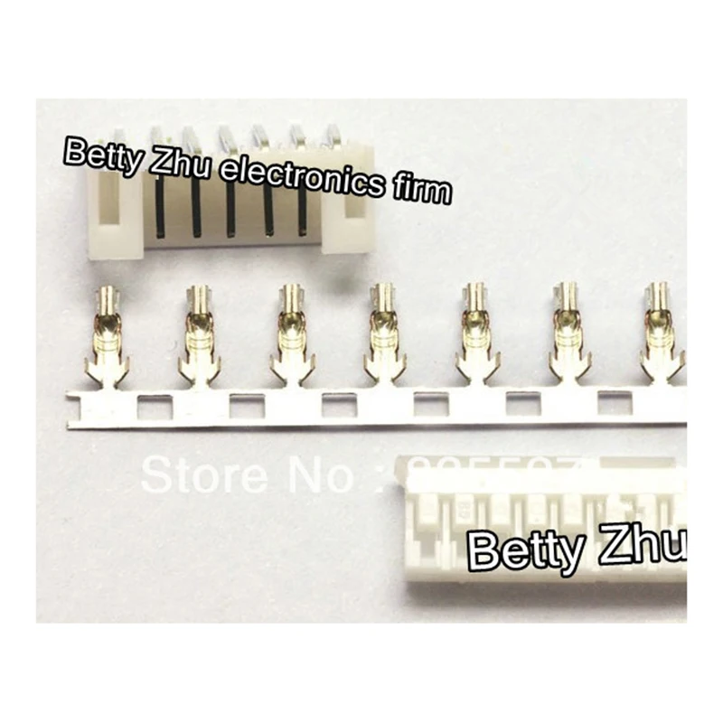 

100pcs/lot PH2.0-7P 7PIN terminal block 2.0MM pitch connector : plug + plastic bending needle socket + terminal