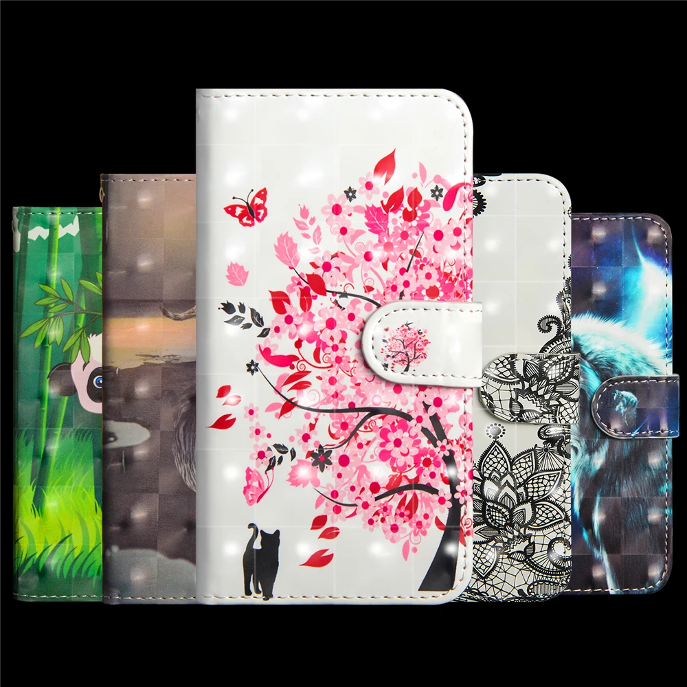 

3D Color Painting for Nokia 5.1 Plus 2018 Case Flip Leather Wallet Cover for Nokia X5 Phone Cases