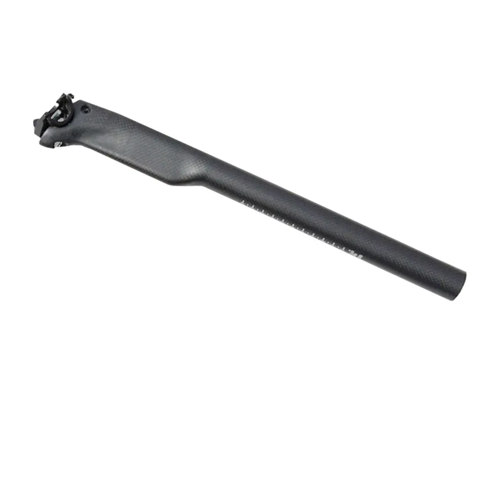 

NO LOGO MTB/Road Carbon Seatpost Bicycle Seatposts Bike Breaking wind Seat post 3K Matte Glossy 27.2/30.8/31.6*350/400mm