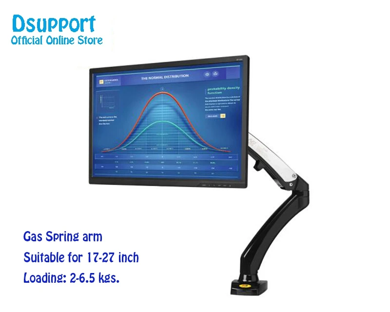 NB F100 360 градусов газовая пружина 17 &quot 27&quot держатель для монитора Настольный