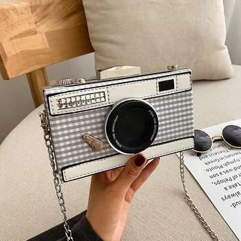 

TOYOOSKY Personalized Design Fashion Camera Shape Clutch 2019 Summer new Shoulder Bag Ladies Casual Mini Messenger Bag Purse