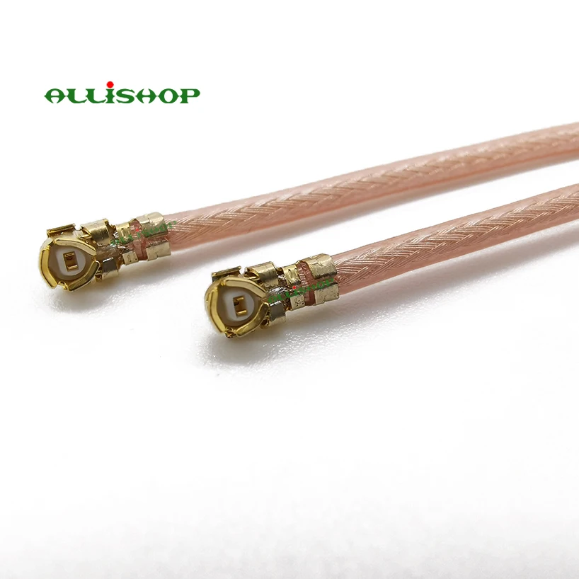 Кабель ALLISHOP 10 см RP SMA Jack к U.FL IPX IPEX RG178 прямой (штырьковый) uFL/u.FL/IPX соединительный