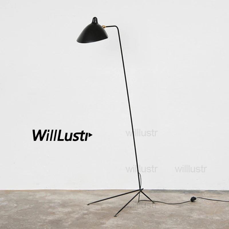 Serge Mouille Pole Floor Lamp Modern Design Lighting Tripod Classic Serge Mouille Pole Floor Lamp Modern Design Lighting Tripod Classic Lamps Sitting Bedroom Study Room Sofa Side Light In From Lights