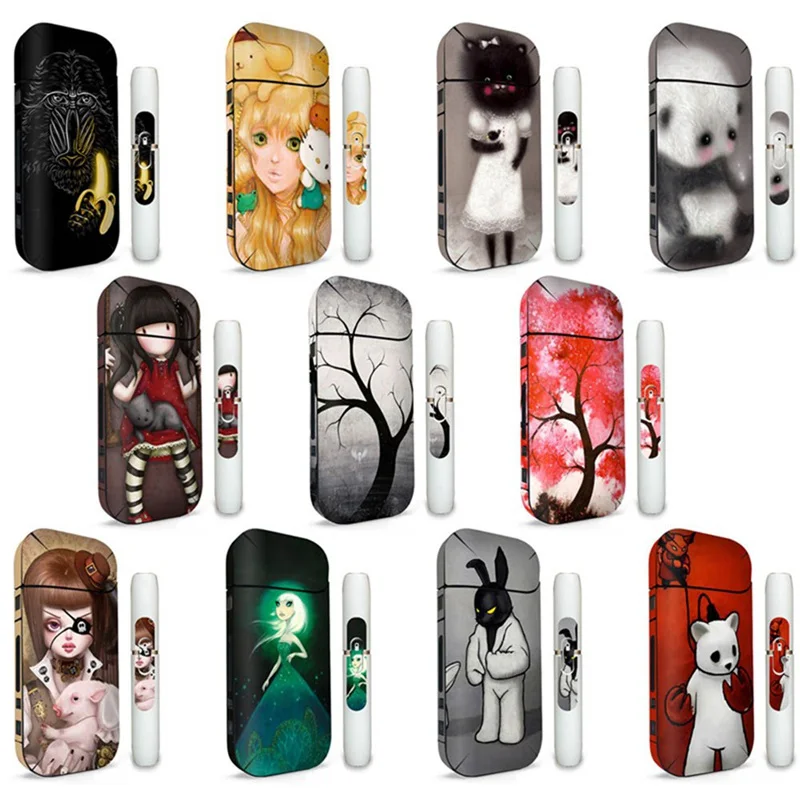 

Protective Covers Electronic Cigarette Accessories Beautiful Girl Sticker Wrapper Sticker Skin For IQOS 2.4 Plus