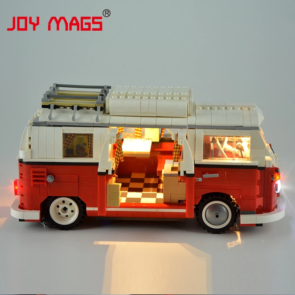 JOY MAGS только светодиодный светильник комплект для 10220 Creator T1 Camper Van светильник совместим с 21001(не включает модель