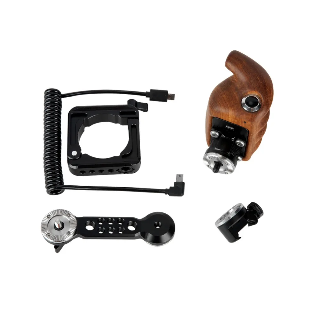 NICEYRIG для DJI Ronin S ручной карданный подвес деревянная ручка RoninS Gimbal Grip ARRI Rosette Видео