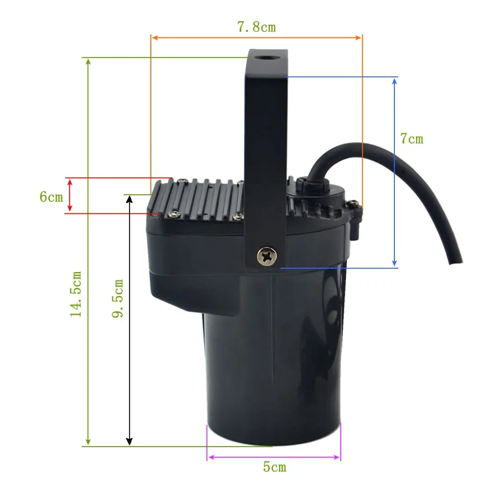 AUCD البسيطة المحمولة 5 W RGB الملونة أضواء LED ديسكو كرة ديسكو أضواء KTV DJ حزب تظهر شعاع ضوئي أضواء للمسرح LEM1