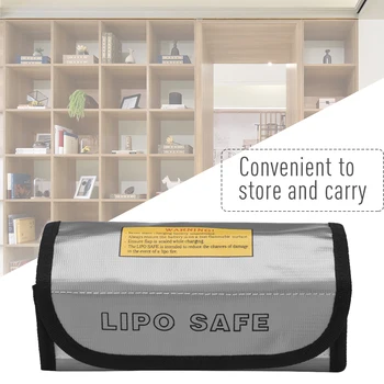 

Office Document Pencil Case Explosion-proof Lipo Battery Safe Bag Firepoof Waterproof Protection Bag for Charge & Storage