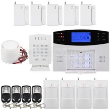 Diysecur Беспроводной GSM SMS Автодозвон/текстовые тревоги Системы пароль клавиатуры постановки/снятия/Аварийная