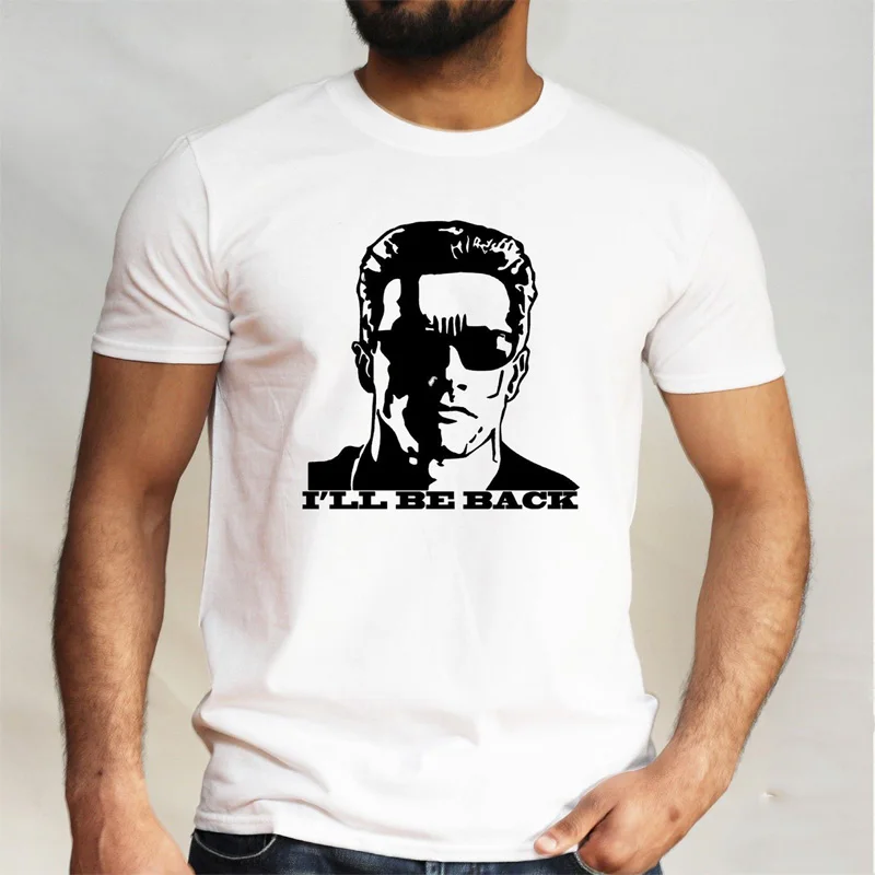 I/'LL BE BACK KIDS CHILDRENS T SHIRT TOP FUNNY ARNOLD COOL SCWARZENEGGER BOYS