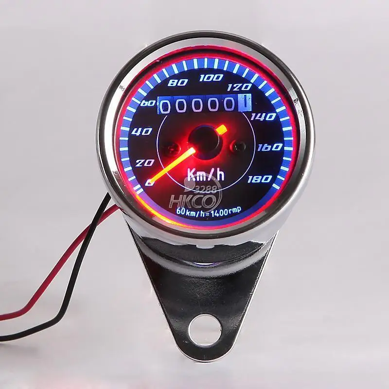 Светодиодный ночник мотоцикла двойной спидометр для Kawasaki Honda Suzuki Yamaha...|speedometer