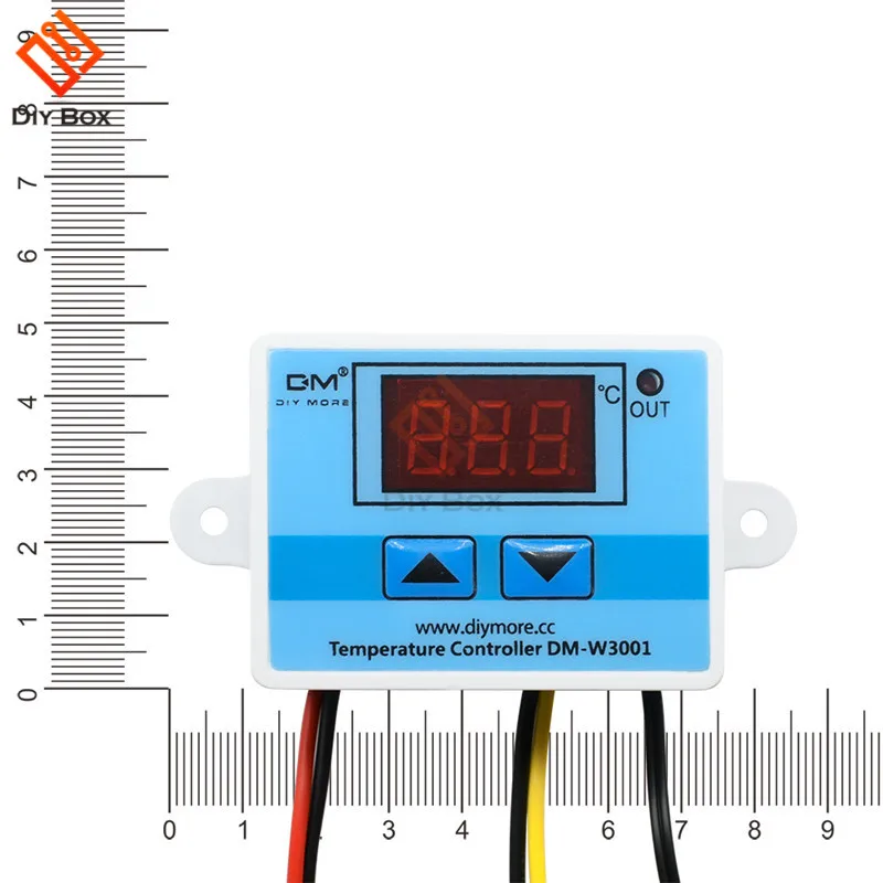 W3001 220/12/24V Цифровой Температура контроллер микро термостат терморегулятор инкубатор для аквариума водонагреватель температура регулятора
