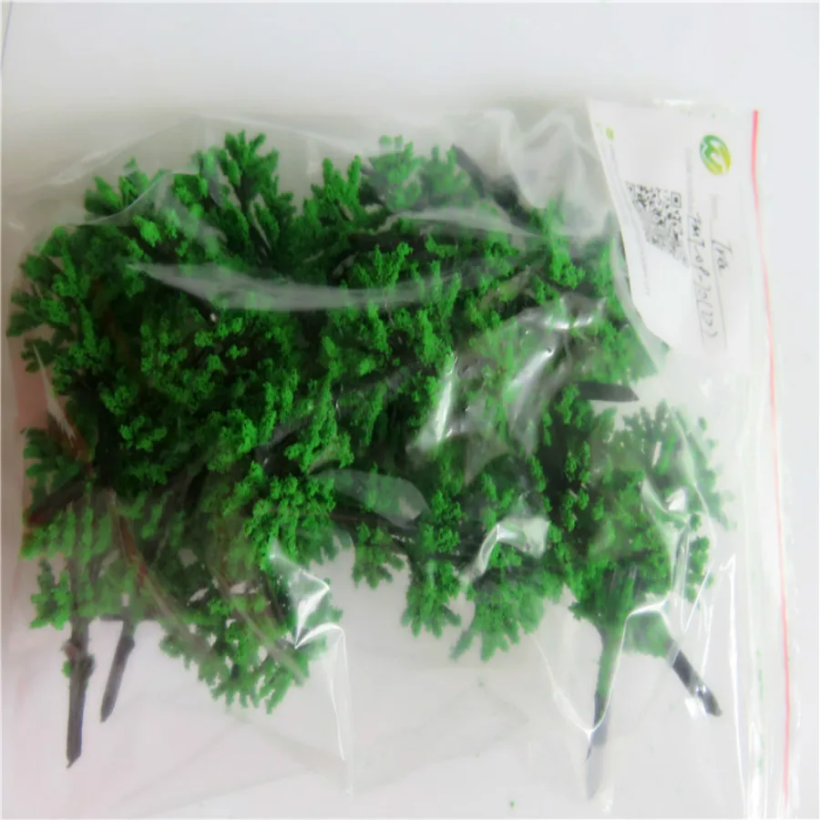 new architecture 3d scale artificial plastic model  green tree  layout167