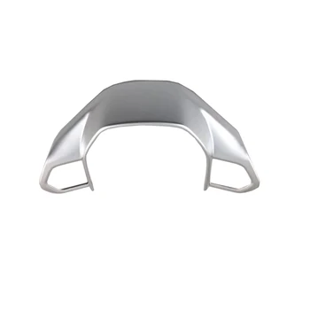 

For Peugeot 5008 2017 Car styling ABS Steering Wheel Sequins Cover Sticker Steering Wheel Button Cover Trim Accessories