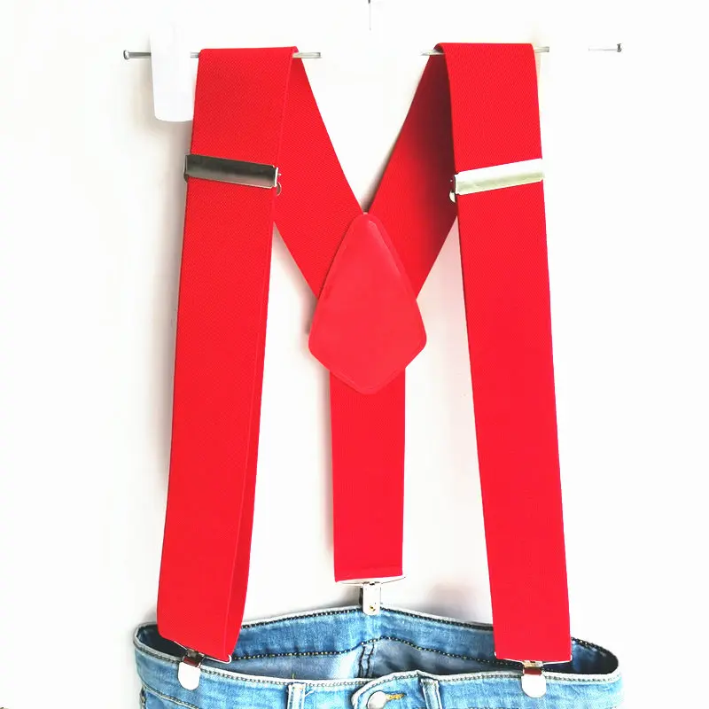 

5 * 140 cm XXL Big Size Men Suspenders X Back Suspender Leather Suspender Worker Braces Hold Up Pants Adult Accessories BD069