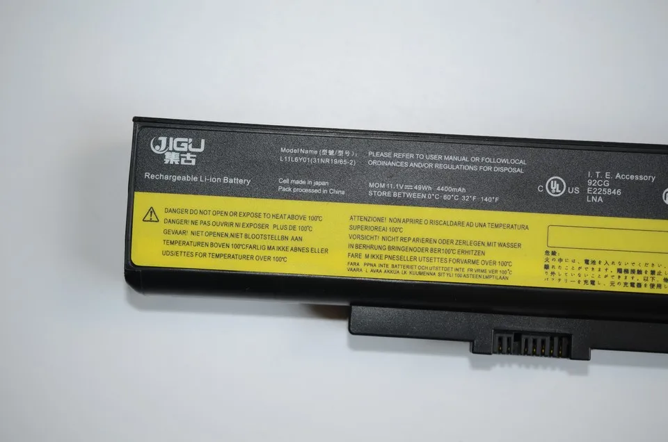 JIGU Battery Laptop L11L6Y01 For Lenovo Y480 Y480P Y480A Y580M Y580N Y580P V480C G500 G485G