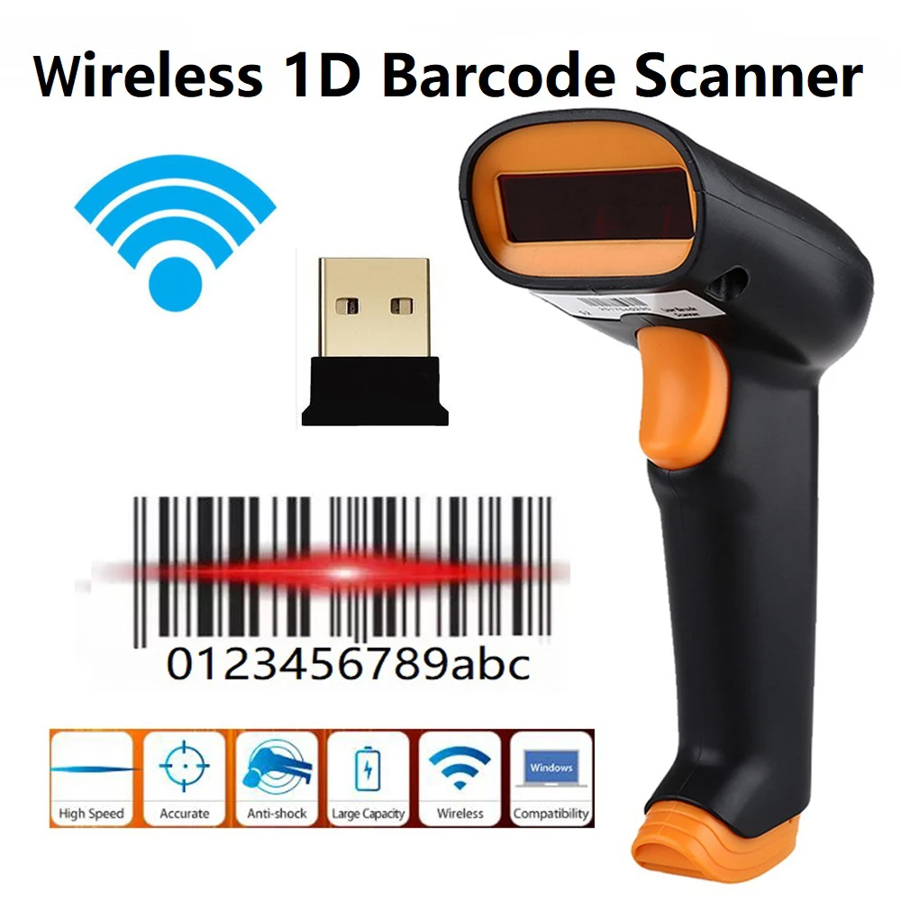 Nexan Netum Wireless 1D Barcode Scanner Cordless 1D Bar Code Reader Handheld 1D Barcode Reader Nexan Netum Wireless 1D Barcode Scanner Cordless 1D Bar Code Reader Handheld 1D Barcode Reader