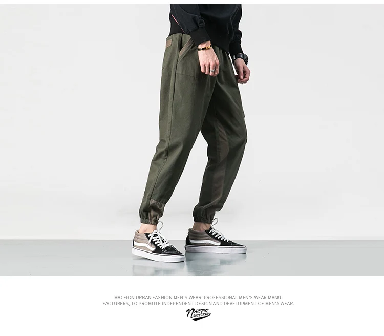 Мужские джоггеры 2019 повседневные брюки Мужская брендовая одежда осень мульти-карман армейские штаны карго эластичные мужские брюки