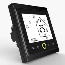 BHT-002-GC термостат контроллер температуры ЖК сенсорный экран подсветка для газового котла 5А Еженедельный программируемый