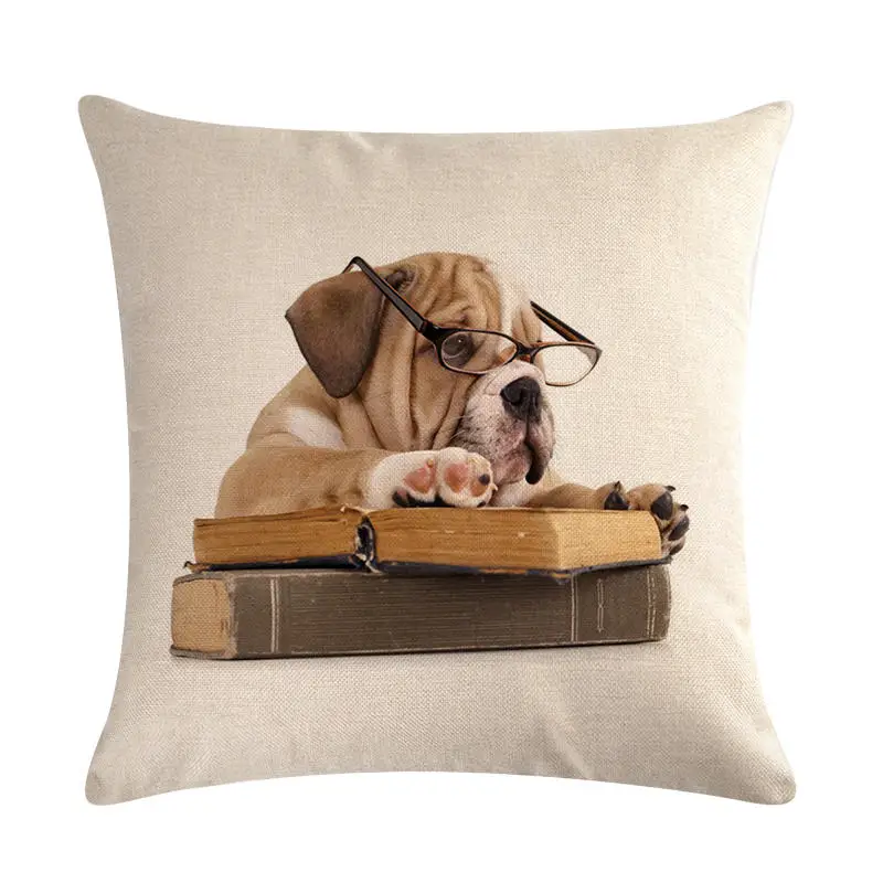 Всемирно известный собака-12 homerdecor, чехол для подушки, Наволочки, покрытия для подушек размером 45*45 см диван-подушка для сидения, декоративный светильник