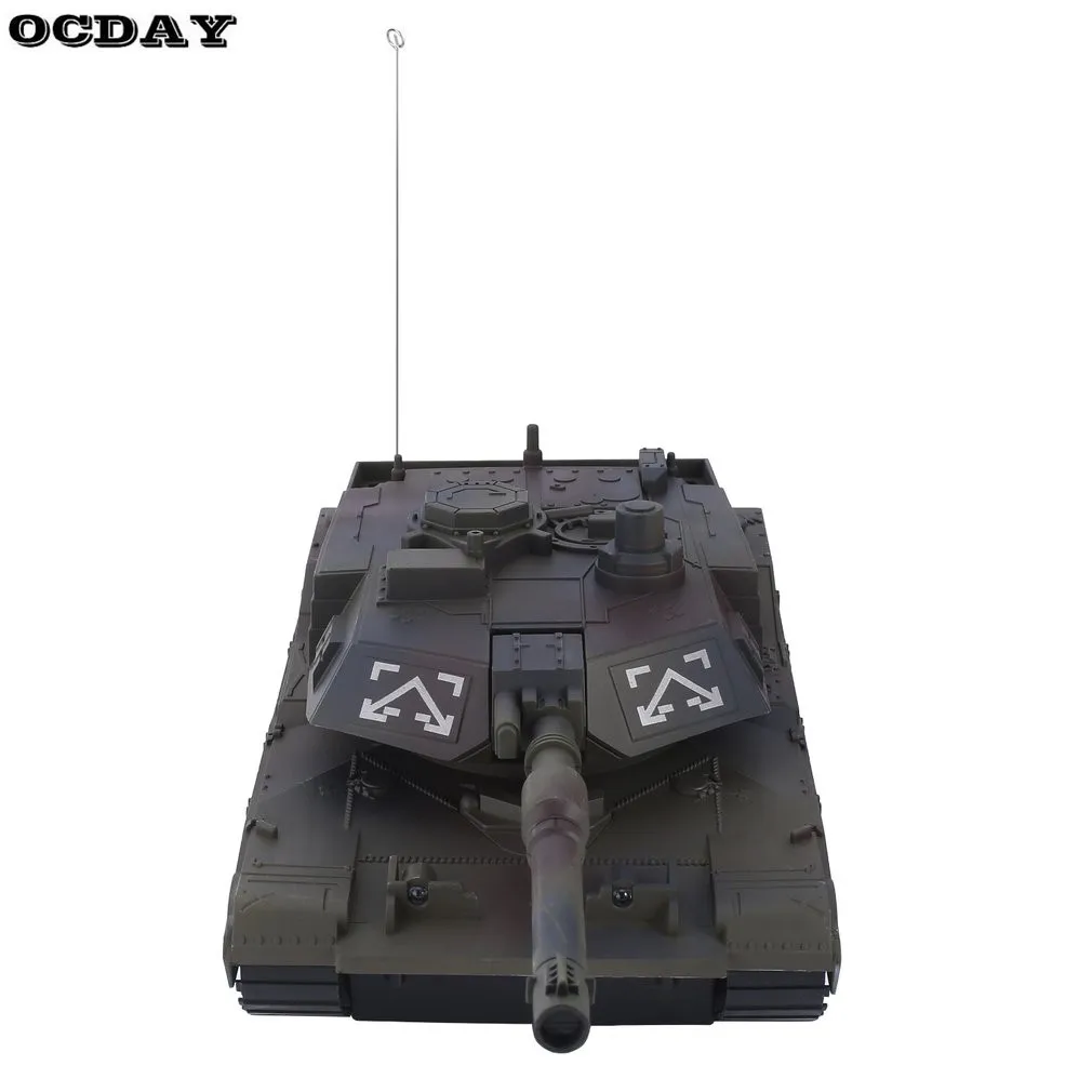 

1:14 RC Tank 4CH Remote Control Tiger Tank Turret Rotation Light & Music Remote Control Model Tank Best Christmas Gift for Kids