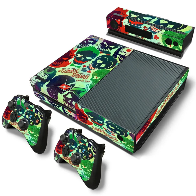 free drop shipping low price oem for xbox one skin sticker decal vinyl sticker customized skulls 2517